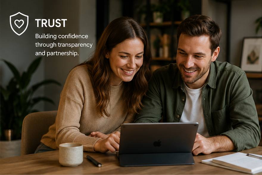 Building trust with professional presentation